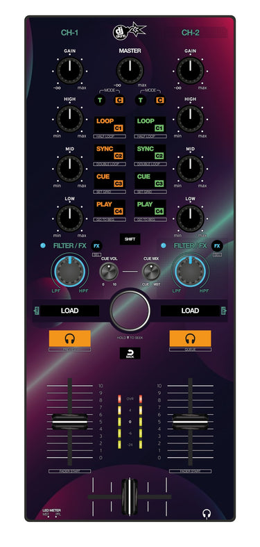 Reloop Mixtour Skin Retro Bubble